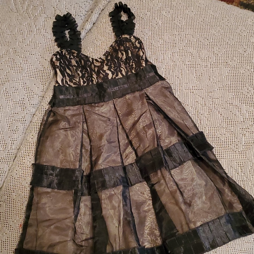 Papaya girls/junior black semiformal dress size S